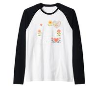 Choose Love Over Hate Fear Over Again Raglan Baseball Tee