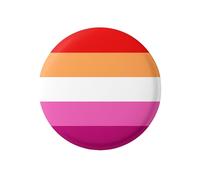 Choose Love Pride Lesbian Flag Design Support Badge 1in 25mm