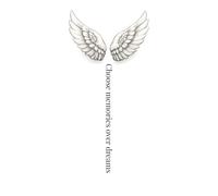 Choose Memories Over Dreams | Angel Wings Series: Elegant White Motivational Journal | Lined Pages for Mindful Reflection