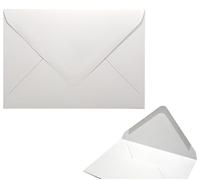 (Choose Pack) C5 / C6 Gummed Flap Envelopes Pure White (120 GSM) - Greeting Gift Cards Weddings Florists Invites (20x C5 Envelopes)