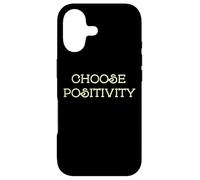 Choose Positivity Joy and Happiness Motivation Design Case for iPhone 17