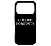 Choose Positivity Joy and Happiness Motivation Design Case for iPhone 17 Pro