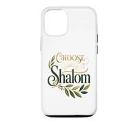 Choose Shalom Biblical Peace Christian Faith Olive Branch Case for iPhone 12/12 Pro
