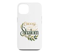 Choose Shalom Biblical Peace Christian Faith Olive Branch Case for iPhone 13