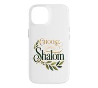 Choose Shalom Biblical Peace Christian Faith Olive Branch Case for iPhone 14