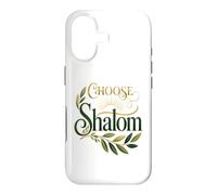 Choose Shalom Biblical Peace Christian Faith Olive Branch Case for iPhone 17