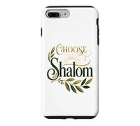 Choose Shalom Biblical Peace Christian Faith Olive Branch Case for iPhone 7 Plus/8 Plus