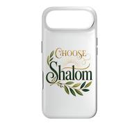 Choose Shalom Biblical Peace Christian Faith Olive Branch Case for iPhone Air