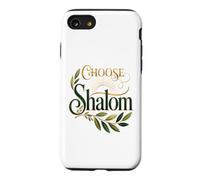 Choose Shalom Biblical Peace Christian Faith Olive Branch Case for iPhone SE (2020) / 7/8