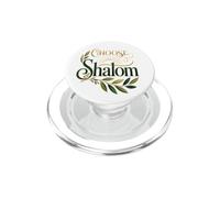 Choose Shalom Biblical Peace Christian Faith Olive Branch PopSockets PopGrip for MagSafe