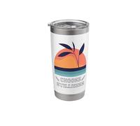Choose Stillness Meditation Yoga Mindfulness Modern Clean Stainless Steel Insulated Tumbler