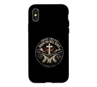 Choose This Day Whom You Will Serve Joshua 24:15 Christian Case for iPhone X/XS