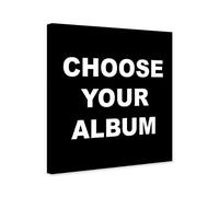 Choose your Album Cover - Album Cover Print - Music Art - Personalised Gift - Framed Canvas - Rolled Canvas - Photo/Poster Print - Wall Art (Canvas [Rolled/Unframed], 18" x 18" Inches)