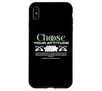 Choose Your Attitude - Urban Typography Streetwear Case for iPhone XS Max