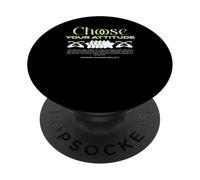 Choose Your Attitude - Urban Typography Streetwear PopSockets Adhesive PopGrip