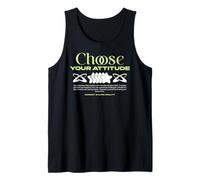 Choose Your Attitude - Urban Typography Streetwear Tank Top