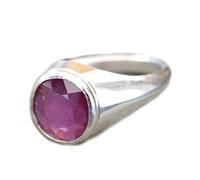 Choose Your Color Natural Gemstone Chakra Healing Ring Sterling Silver 5 Carat Handmade for Men Size H-Z