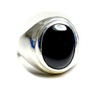 Choose Your Color Natural Gemstone Chakra Healing Ring Sterling Silver 5 Carat Handmade for Men Size H-Z
