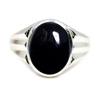 Choose Your Color Natural Gemstone Ring for Men Sterling Silver 5 Carat Handcrafted Jewellery Size H to Z