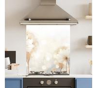 Choose Your Print Premium 59.5 X 74.5Cm Abstract Dandilion 6mm Glass Toughened Kitchen Splashback