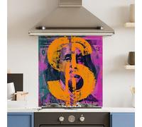 Choose Your Print Premium 60 X 70Cm Vibrant Dollar 6mm Glass Toughened Kitchen Splashback
