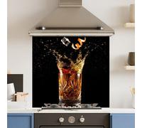 Choose Your Print Premium 65 X 60Cm Old Fashioned 6mm Glass Toughened Kitchen Splashback