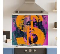 Choose Your Print Premium 74.5 X 59.5Cm Vibrant Dollar 6mm Glass Toughened Kitchen Splashback