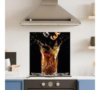 Choose Your Print Premium 90 X 65Cm Old Fashioned 6mm Glass Toughened Kitchen Splashback - Heat Resistant Polished Edges