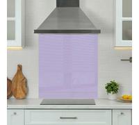 Choose Your Print Premium 90 X 75Cm Purple 6mm Glass Toughened Kitchen Splashback - Heat Resistant Polished Edges