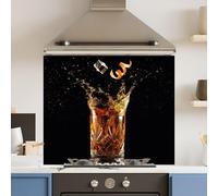 Choose Your Print Premium 90cm x 75cm 6mm Glass Old Fashioned Kitchen Splashback Various Sizes Toughened - 90 cm | Size: 90 cm x 75 cm Choose Your Print Multicolor 90 cm x 75 cm