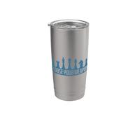 Choose Your Weapon Chess Figures Stainless Steel Insulated Tumbler