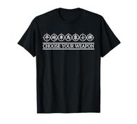 Choose Your Weapon Funny Chinese Chess Black Xiangqi Pieces T-Shirt