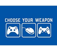 CHOOSE YOUR WEAPON MULTIPLE COLOURS Video Game Gaming Vinyl Decal Wall Sticker Mural - Kids Children Boys Teenager Teens Bedroom, Man Cave Room Art Ideas Canvas Home Decor PC, XBOX, PLAYSTATION