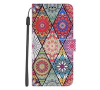 ChoosEU Case for Samsung Galaxy A16 5G / 4G Wallet Case Flip PU Leather Case Cute Pattern Design for Girl Women Men Phone Case Silicone Shockproof Protective Case Cover for Galaxy A16 - Mandala