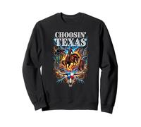 Choosin Texas Rodeo Cowboy Lightning Sweatshirt