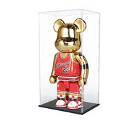 Choowin 29 inch Tall Acrylic Display Case for Lego Space Launch System 10341 Thickened Clear Acrylic Display Cases for Collectibles Figures Doll Bearbrick 1000% Assemble Dustproof Display Box(Black )