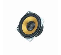 CHOOYO 2PCS 4 Ohm 2.5Inch Audio Woofer Speaker 65MM Full Range Rubber Edge Orange Basin Square Loudspeaker DIY Home Theater Sound Speak