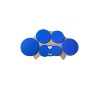 Chop Cloud Compact Marching Tenor Drum Practice Pad - Multi-target Drumming Practice Pad for Pattern and Phrasing Development - Marching Tenor Layout - 5 Silent Pads with Perfect Rebound - 1:4 Scale