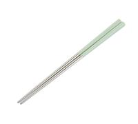 Chop Sticks Reusable Dishwasher Safe Stainless Steel Heat-proof Cooking Chopsticks Household Non-slip Kitchen Tableware Reusable Chopsticks Dishwasher Safe