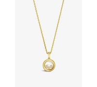 Chopard Chopard Happy Diamonds 18ct Yellow-Gold and 0.15ct Brilliant-Cut Diamond Pendant Necklace Yellow Gold