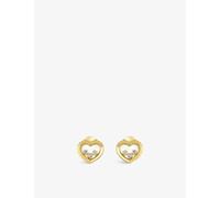 Chopard Chopard Happy Diamonds 18ct Yellow-Gold and Diamond Earrings Yellow Gold