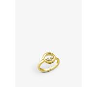 Chopard Chopard Happy Diamonds Icons 18ct Yellow-Gold and 0.15ct Diamond Ring Yellow Gold 54mm