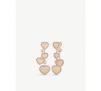 Chopard Chopard x 007 Happy Hearts Golden Hearts 18ct Rose-Gold and 0.31ct Diamond Earrings 18K Rose Gold 1Size
