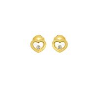 Chopard Happy Diamonds Earrings 83A054-0001 18ct Heart Luxury - Yellow Gold - ROX Diamond & Thrills Jewellery
