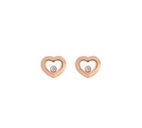 Chopard Happy Diamonds Earrings 83A054-5001 18ct Heart Luxury - Rose Gold - ROX Diamond & Thrills Jewellery