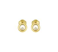 Chopard Happy Diamonds Icons 18ct Yellow Gold 0.10ct Diamond Stud Earrings CPD-043