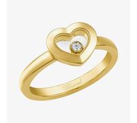 Chopard Happy Diamonds Icons 18ct Yellow Gold Heart Ring 82A054-5109 (52)