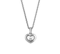 Chopard Happy Diamonds Pendant 79A054-1001 18ct Heart Pendant Luxury - White Gold - ROX Diamond & Thrills Jewellery
