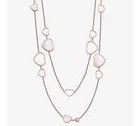 Chopard Happy Hearts 18ct Rose Gold Mother Of Pearl Necklace 817482-5301