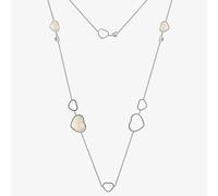 Chopard Happy Hearts 18ct White Gold Mother Of Pearl Necklace 817482-1301